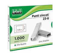 Punti KH - 23/20 - alti spessori - acciaio zincato - metallo - Lebez - conf. 1000 pezzi
