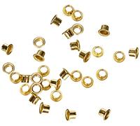 Occhielli ottonati per occhiellatrice - diametro 5 mm - oro - Lebez - conf. 250 pezzi