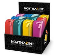 Lebez Taschetta Round 2 Zip Maxi Colors In Pu Con A Contrasto E Scomparto Porta Accessori Misura 24 X 6 11 Cm Espositore Da Banco. 81561A