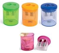 Lebez - Temperamatite 2 Fori 413 C/Contenitore Lebez Confezione Da 12 Pz