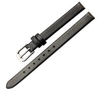 LEBINA Cinturino per Orologio da Donna in Morbida Pelle 6mm 8mm 10mm 12mm, Piccolo, Nero