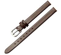 LEBINA Cinturino per Orologio da Donna in Morbida pelle, Marrone, 6mm