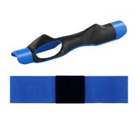 LEBKFT Blue Golf Grip Trainer, correttore swing per mano destra e sinistra, aiuto per la memoria muscolare, leggero e resistente, aiuto per l'allenamento del golf per principianti e professionisti