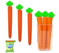 LEBKFT Confezione da 5 clip per sacchetti di cibo con scatola magnetica, clip di tenuta riutilizzabili per la conservazione degli alimenti, sigillanti in plastica per snack, congelatore, dispensa e