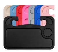 lebogner Scrivania per volante auto, laptop, tablet, iPad o notebook, tavolo da viaggio per auto, gancio per mangiare cibo sul vassoio del volante, per viaggiatori costanti, si adatta alla maggior