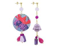 Lebole Gioielli Orecchini da Donna Mix & Match Classico Fiore Lilla