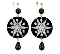 Lebole Gioielli Orecchini da Donna The Cirlce Stella Classico Nero