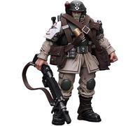 LEBOO JOYTOY Warhammer 40K 1/18 Action Figure Astra Militarum Cadian Command Squad Veterano con Medi-Pack