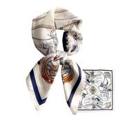 LEBOOBELL Donna grande Bandanas Paisley squadrato sciarpa borsa testa per le donne (28 pollici * 28 pollici), carta nautica