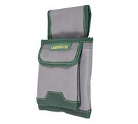 LEBORGNE - Borsa doppia tessile Batipro - Accessorio per carpentieri e muratori - Rinforzata da rivetti - Tela 600 Denari - Nastro riflettente