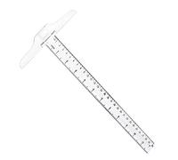 LEBQ 12 Pollice/30 cm T-Quadrato di Plastica T-Righello Trasparente per la Stesura e il Lavoro di Layout Generale (1)