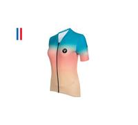 Lebram womens vence celeste arancione tailored fit maglia manica corta