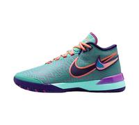 Lebron NXXT Gen AMPD Scarpe da basket (FJ1566-101, marrone chiaro Orewood/tè lavato/oro metallizzato), Hyper Turchese/Viola Corte/Mango/Viola vivido, 40 EU