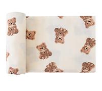 Lebze LifeTree Copertine in Mussola, Morbido Copertina Mussole Neonato, Cotone Bambù 120cm x 120cm Unisex Panno di Copertura, Regalo Perfetto per il Bambino