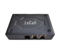 LeCall Interruttore telefonico a 2 linee/selettore di linea telefonica/router di telefonata/sistema telefonico a 2 linee, per 2 linee telefoniche e uso telefonico a linea singola TCS1800