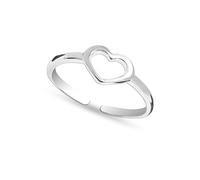 LeCalla Anelli per dita in argento sterling 925, da donna, minimalisti, classici, da regalare, facile da aprire e regolabile, Verstellbaar, Argento, Non pietra preziosa