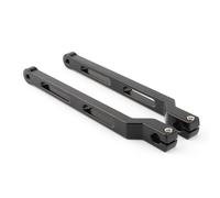 LeCambio Piastra del Gradino Leva del cambio estesa con punta e tallone in alluminio per moto, adatta per Harley Touring, Road King, Electra, Street Glide, Softail Leva del Cambio Pieghevole per(Black
