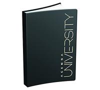 lecas 100735201 University Agenda 2018 - 19 1 giorno per pagina 12 x 18 Nero