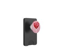 Lecca lecca Candy Red Peppermint Candy a forma di cuore PopSockets PopWallet per MagSafe