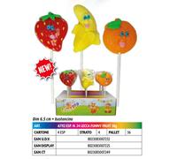 LECCA LECCA FUNNY FRUIT 30 GRAMMI X24 PEZZI
