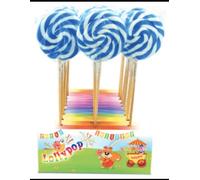 lecca lecca gadget feste Azzurro Grammi 40x 24 Pezzi