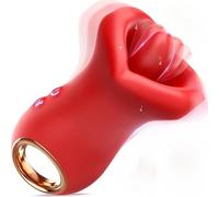 Leccalingua in silicone - Doppia esperienza - Movimento realistico - 10 modalità - Impermeabile