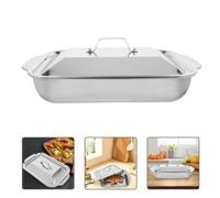 Leccarda Forno Teglia Piatto Di Torrefazione Padella in Acciaio Inossidabile