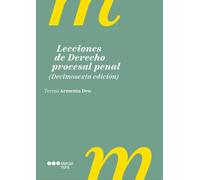 Lecciones de Derecho procesal penal. 16.ª ed.