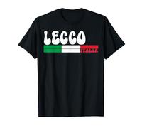 LECCO City Italia Vintage Bandiera Italia per Gli Amanti dei Viaggi Maglietta