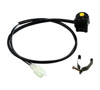 Lecerrot Pulsante clacson per Auto,Sorpasso Interruttore Manubrio Moto - Interruttore Manubrio Moto, Interruttore di Comando Manuale Elettrico Universale Adatto per Treno per Barche Marine per Auto