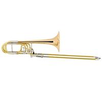 Lechgold BP-18GL Trombone Basso Ottone Dorato, Modello: BP-18GL, Foro: 14
