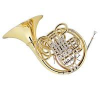 Lechgold DH-18AL Corno Doppio - corno verniciato in F/Bb - 4 pistoni con giunti Minibal - tubo bocchino in ottone dorato - custodia leggera inclusa