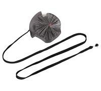 Lechgold Sassofono a lunga durata, panno in microfibra lavabile per sassofono contralto e tenore, cordoncino lungo 1,2 m con spazzola (Ø 10 cm), grigio