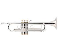 Lechgold Tromba Jazz in Sib Ottone Argentata 3 Pistoni Set Bocchino Valigetta