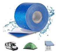 Lechin Nastro Sigillante Impermeabile, 5,7cm x 10m Nastro adesivo professionale per condotti, Nastro telato per riparazioni generiche, zanzariere, tubi di gomma e plastica, PVC, blu