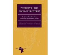 Lechion Peter Kimilike Poverty in the Book of Proverbs (Copertina rigida)