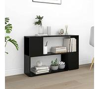 Lechnical Libreria Nera 100x24x63 cm in Truciolato,Libreria,Librerie per Soggiorno,Libreria Scaffale