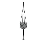 Lechuza - Accessori per Sospensione macramè Cotton Pure 120 cm, Nero, in Cotone, 13899