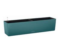 Lechuza Balconera Color 80 - Vaso per fiori autoirrigante, in plastica, per interni ed esterni, con foro di drenaggio, altezza 19 cm, lunghezza 80 cm, larghezza 19 cm, colore: petrolio