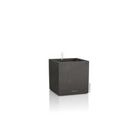 Lechuza Vaso - CANTO Stone low 30 - nero grafite