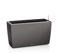 LECHUZA CARARO Premium antracite metallizzato, art. 18803, per interno/esterno, lunghezza 75cm
