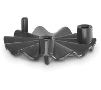 Lechuza Coperchio per Troppopieno NIDO 28 Granito - 1 set