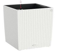 Lechuza Vaso Da Fiori Lechuza Cube Cottage 50 - Kit Completo, Bianco - Plastica