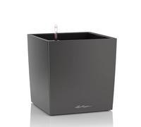 Lechuza Vaso - CUBE Premium 30 - antracite metallizzato