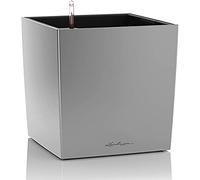 LECHUZA CUBE Premium 40 argento metallizzato 16368