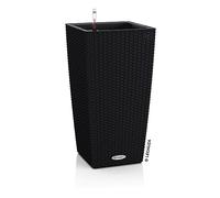 LECHUZA CUBICO Cottage 30 nero grafite 15123