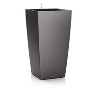 Lechuza Vaso - CUBICO Premium 22 - antracite metallizzato