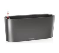 Vaso Lechuza Delta Premium 10 Antrancite metallizzato 30x11x13cm