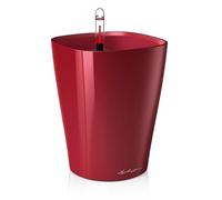 Lechuza Vaso da Tavolo Deltini - rosso scarlatto lucido - per interno - 19x11.5x15 cm - art.14919