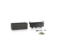 LECHUZA Jardiniere BALCONERA Stone 50 ALL-IN-ONE Nero